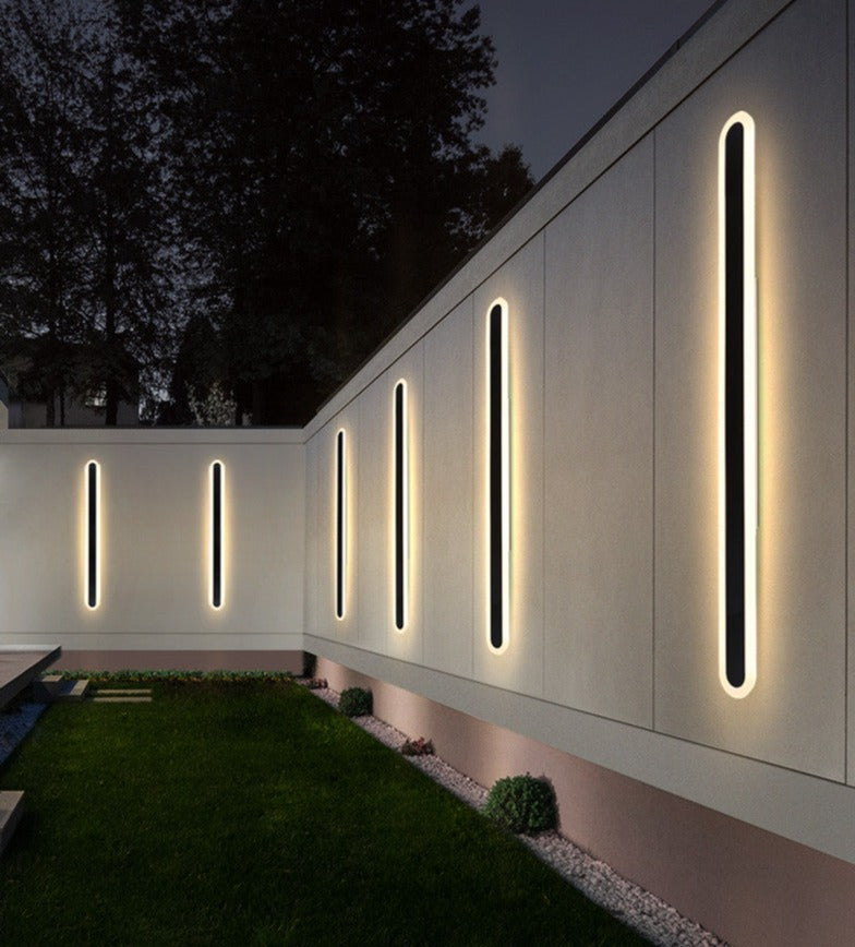 Emma - Outdoor LED Wall Light Waterproof IP65 Long Design