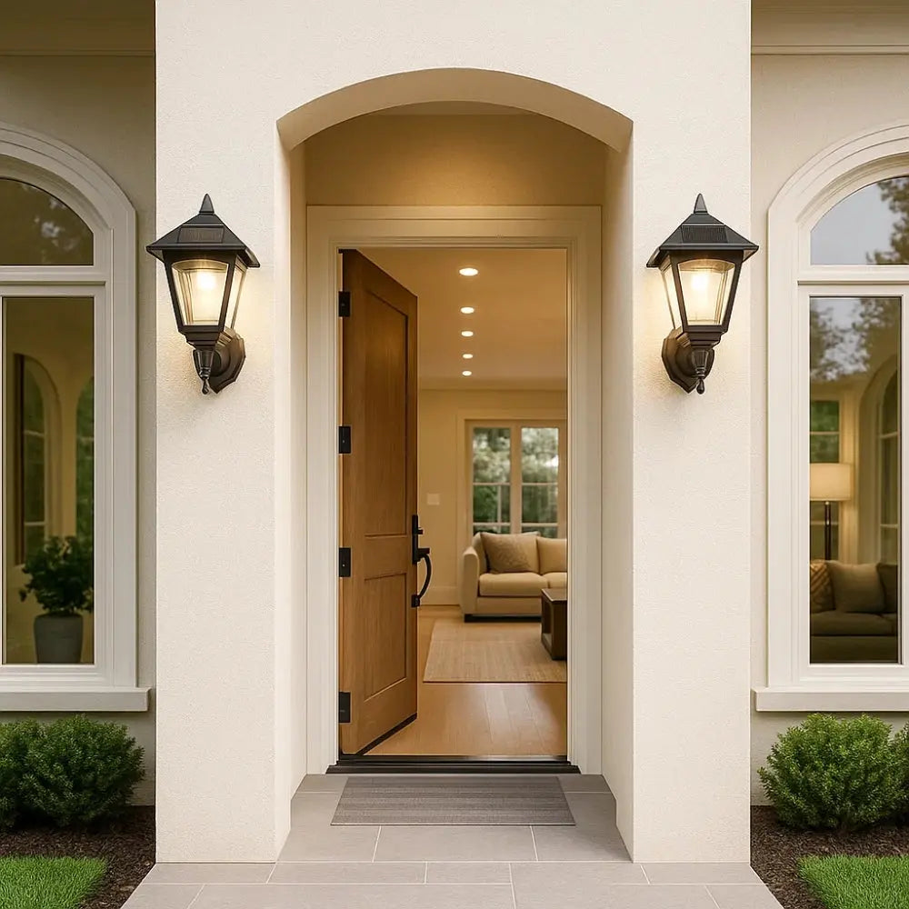 Solarynex – Outdoor Solar Wall Lamp Halo Design