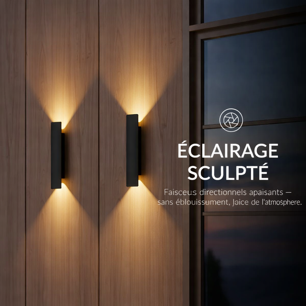 Lumirra - LED Wall Light Waterproof Up Down Aluminium