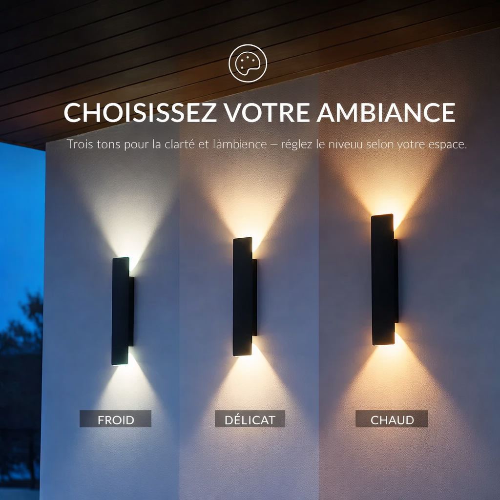 Lumirra - LED Wall Light Waterproof Up Down Aluminium