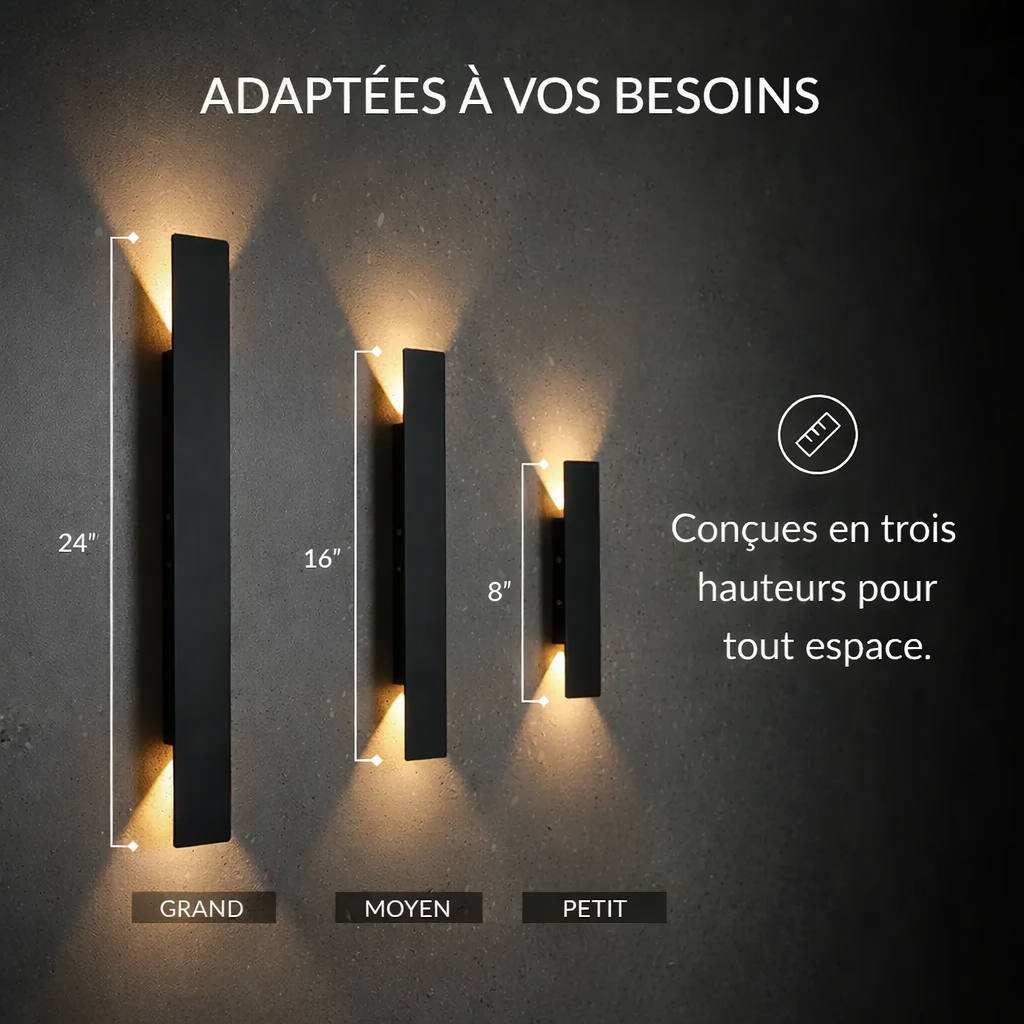 Lumirra - LED Wall Light Waterproof Up Down Aluminium
