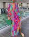 Ariëlle | Elegante Maxi Jurk met Retro Print en V-Hals voor Dames