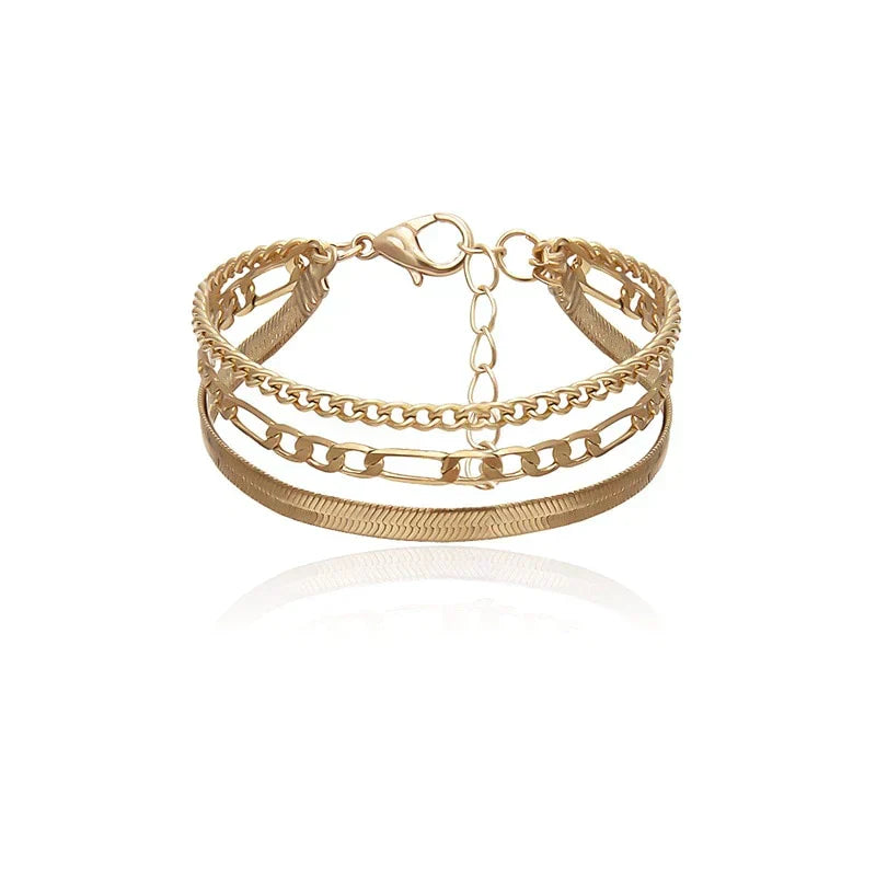 Amy – 3-delige Armbandenset – Elegantie & Stijl