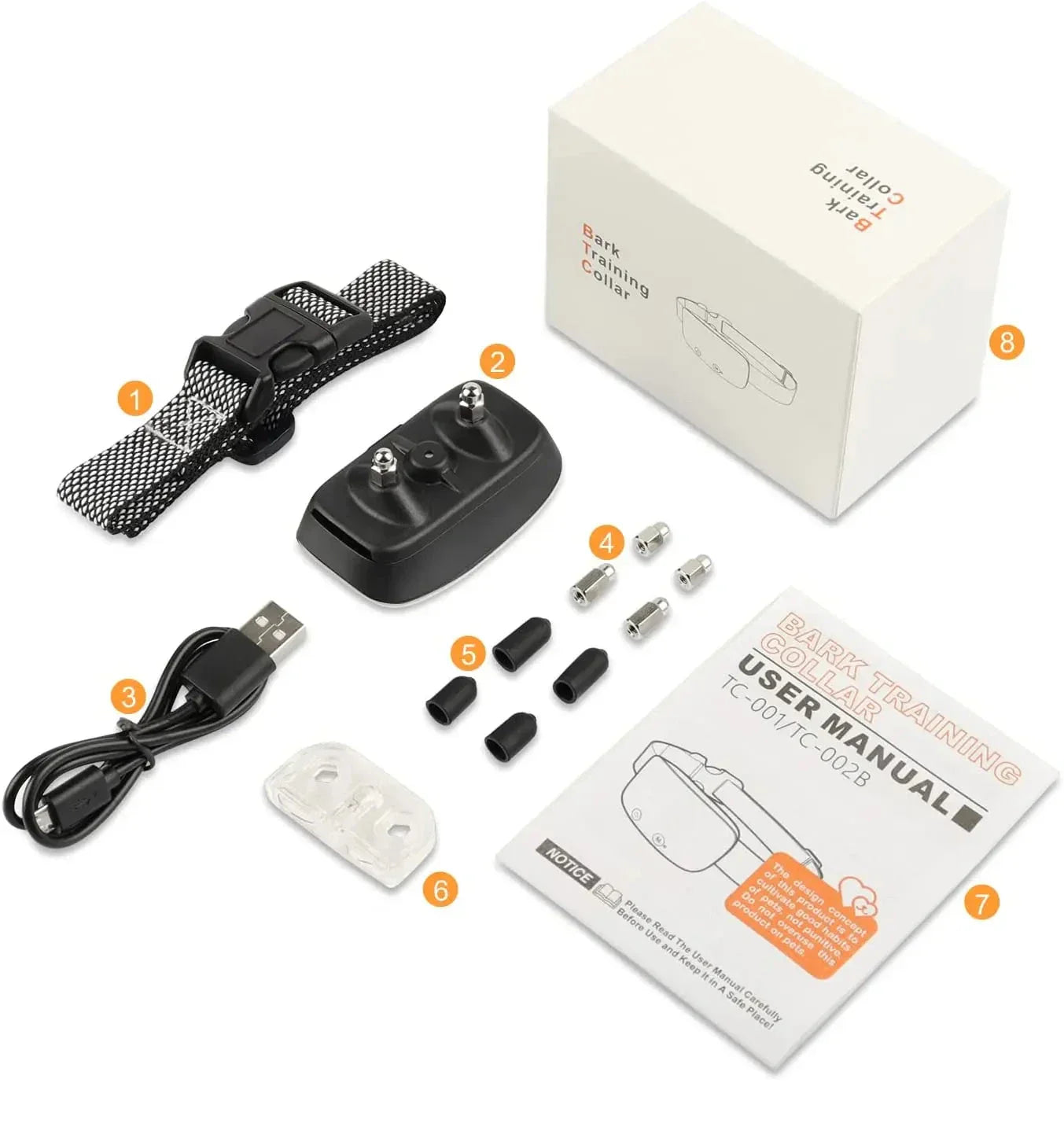 QuietPaw - Oplaadbare Trainingshalsband voor Honden