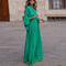Amina - elegant bedrukte maxi-jurk