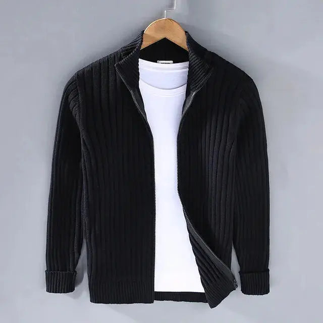 Gebreide Zip-Up Trui