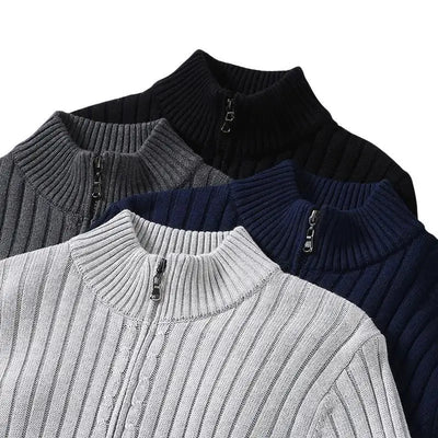 Gebreide Zip-Up Trui