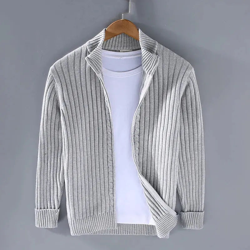 Gebreide Zip-Up Trui