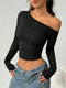 Ava | Elegante Off-Shoulder Top met Sterrenprint