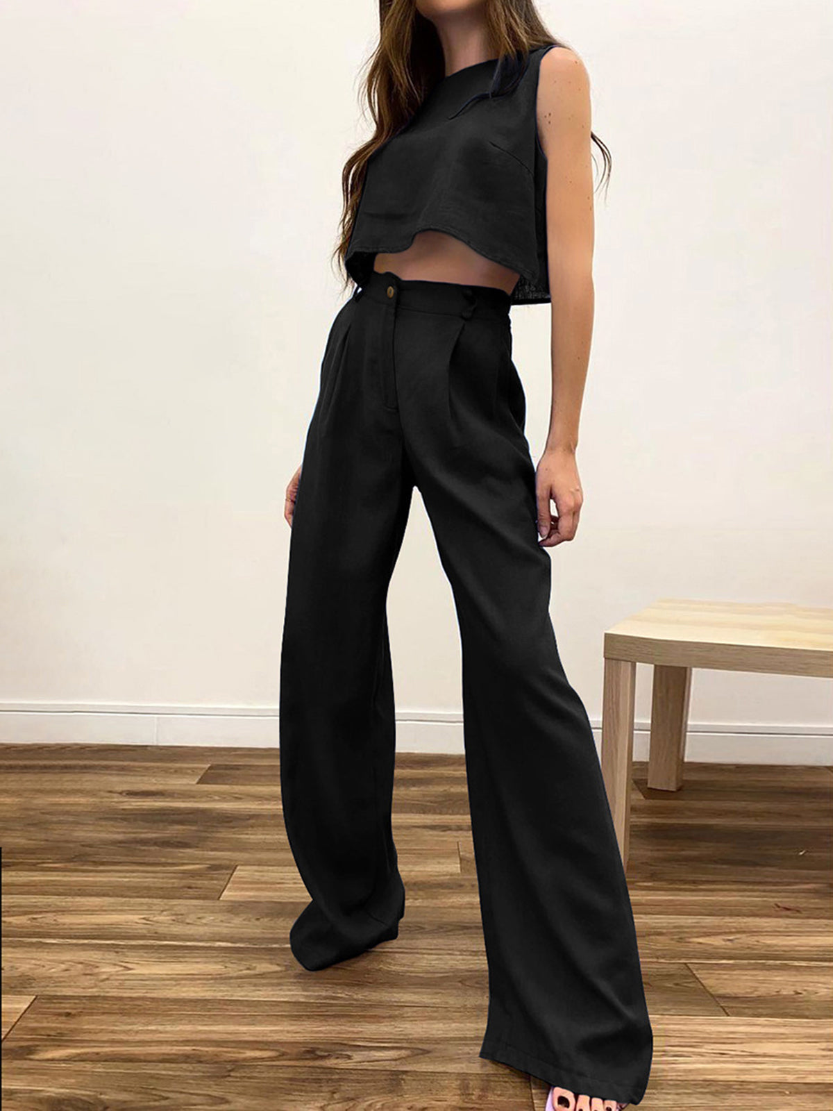 Esther - Boho two-piece trouser set 