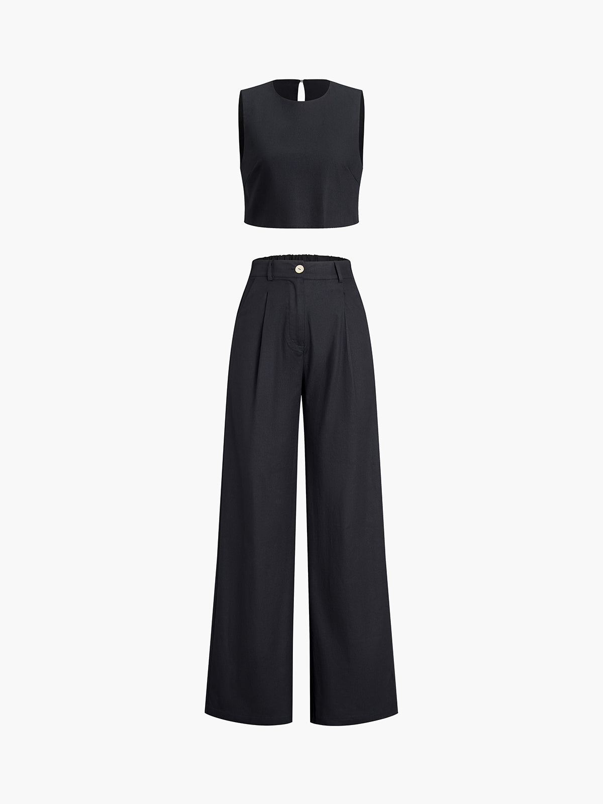 Esther - Boho two-piece trouser set 