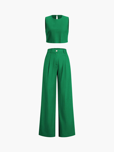Esther - Boho two-piece trouser set 