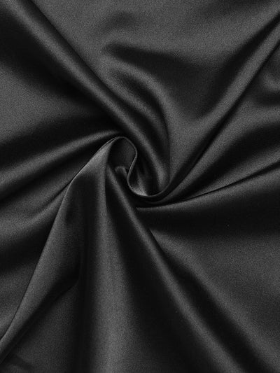 Emilia - Satin Raw Hem Two Piece Skirt Set 