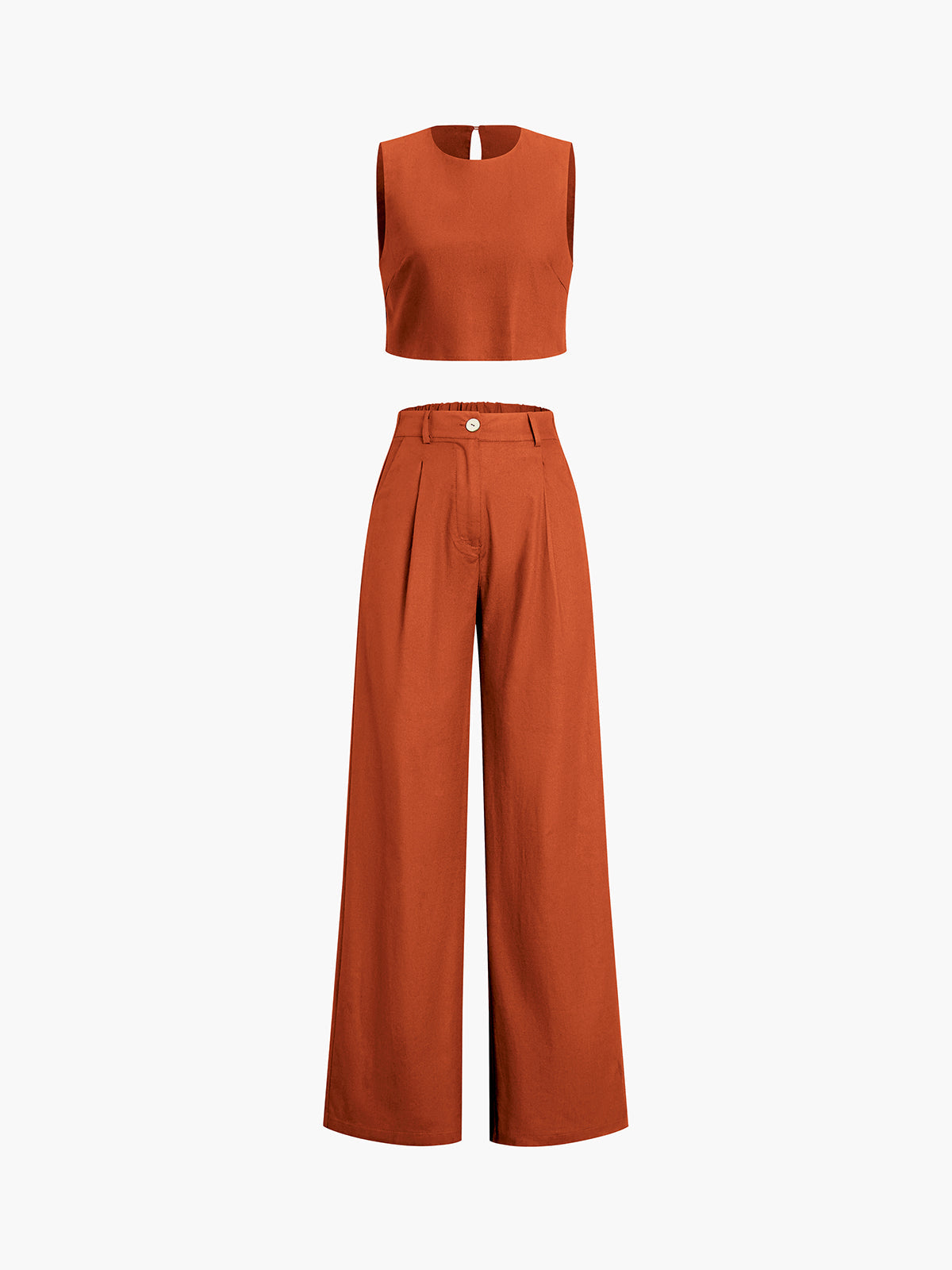 Esther - Boho two-piece trouser set 