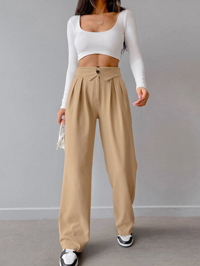 Krishna - Trendy Plain Trousers for Women