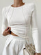 Giulia - Ribbed Dames Top