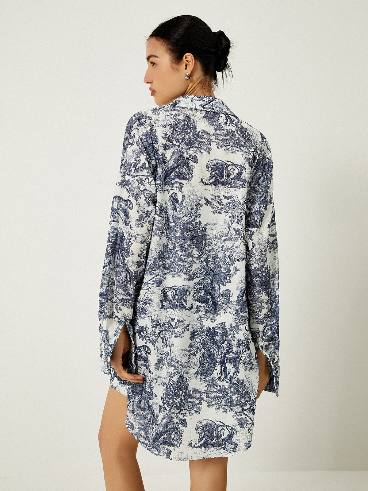 Gilda - three-piece short set with floral print 