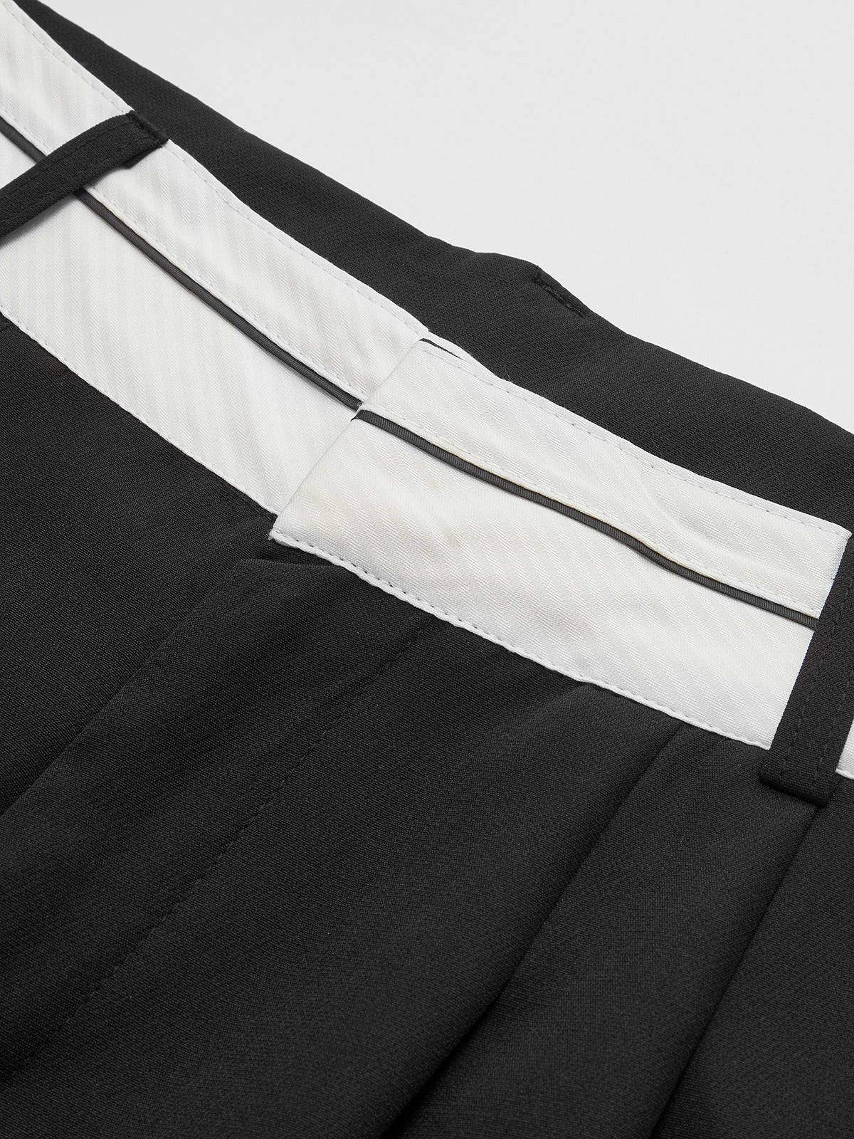 Lina - Casual contrasting wide leg trousers