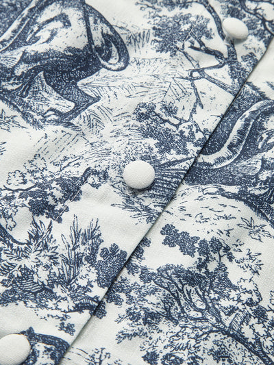 Gilda - three-piece short set with floral print 