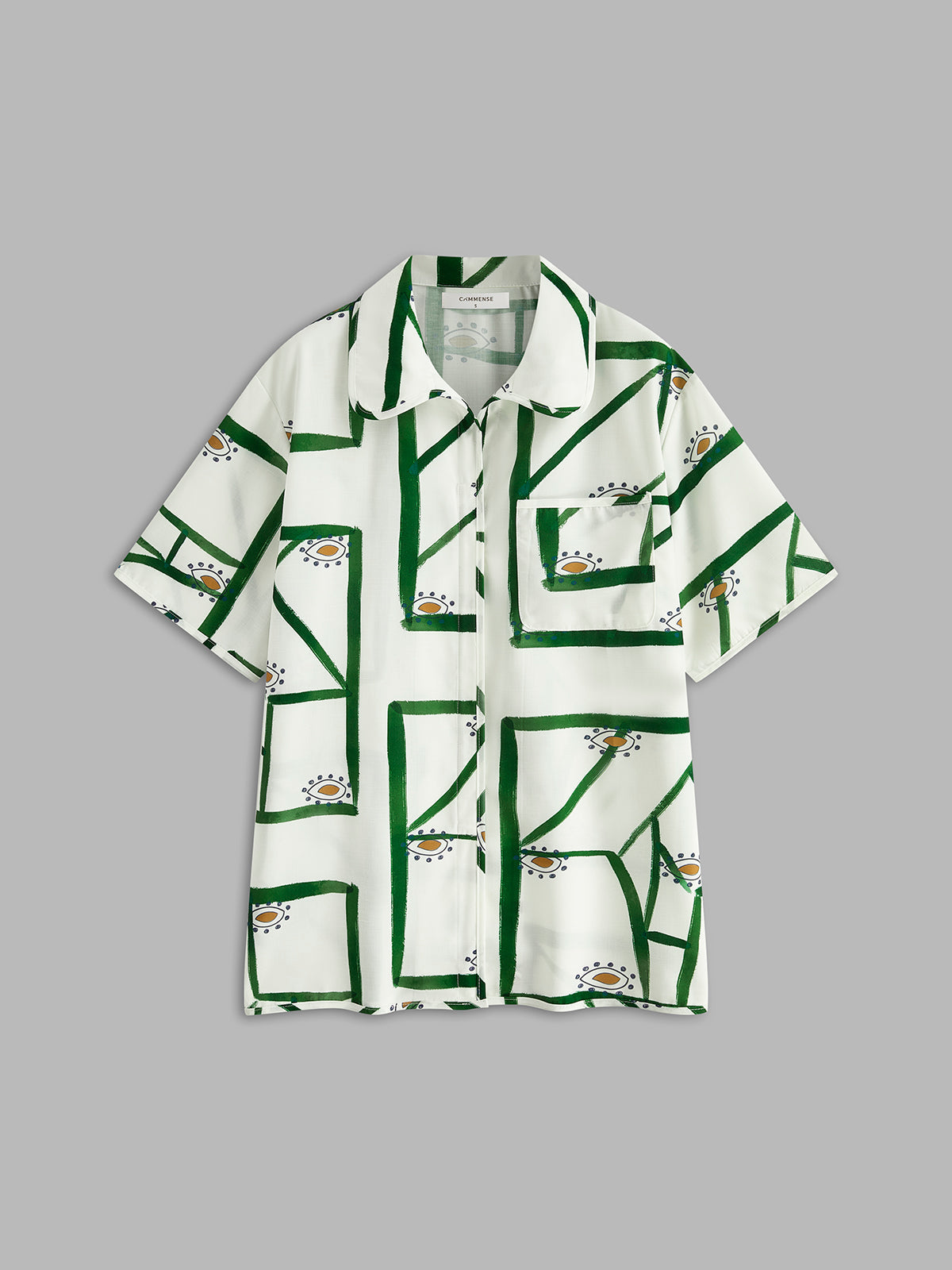 Julia - Printed drawstring shorts set 