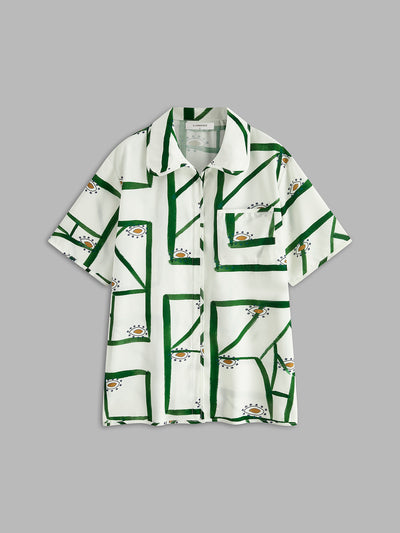 Julia - Printed drawstring shorts set 