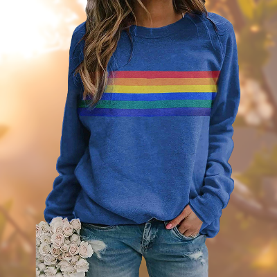 Clarae - Klassieke Gestreepte Pullover voor Vrouwen