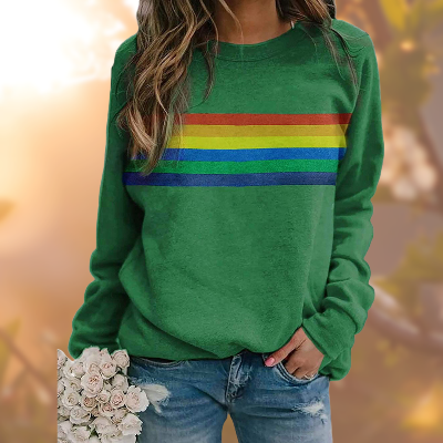 Clarae - Klassieke Gestreepte Pullover voor Vrouwen
