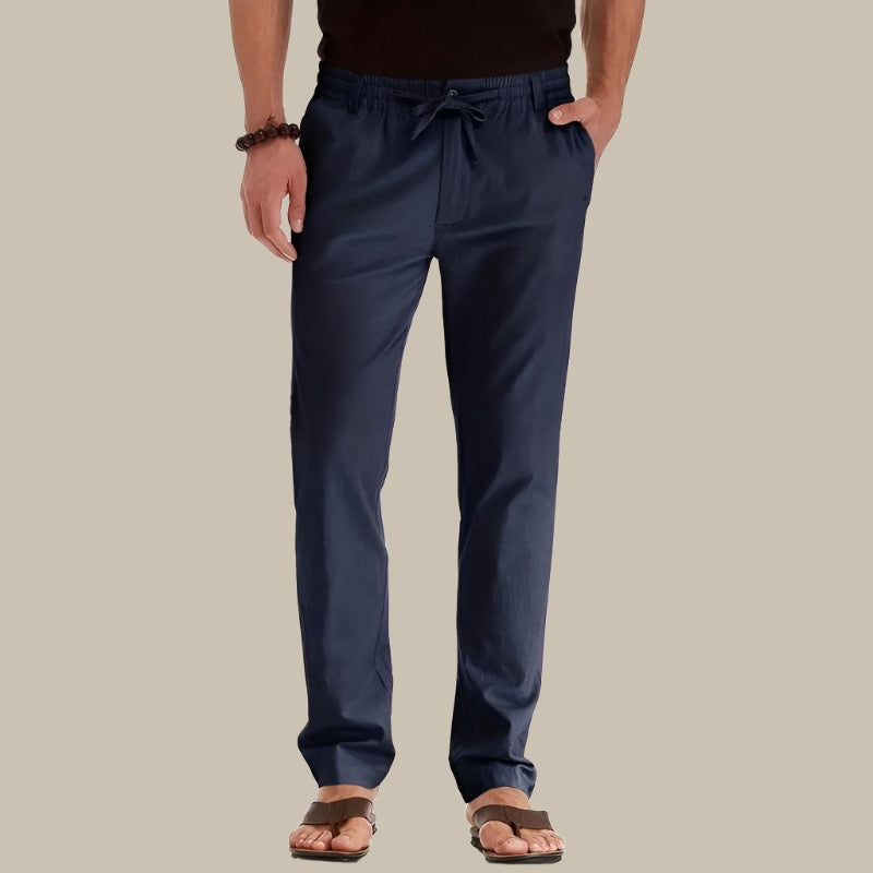 Hugo | Casual summer pants with elastic waistband