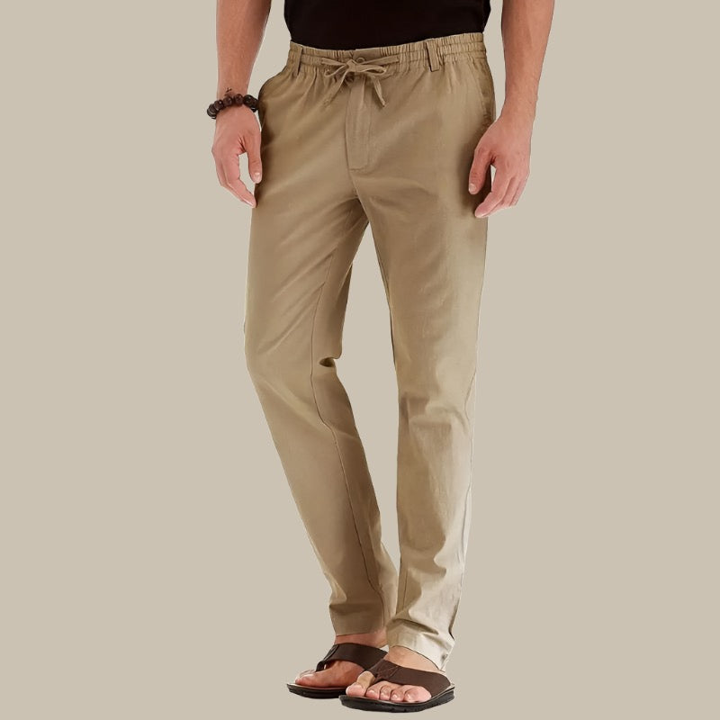 Hugo | Casual summer pants with elastic waistband