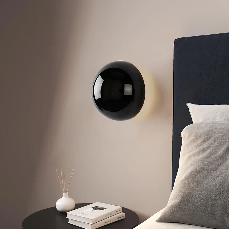 Bauvera – Glass Globe LED Wall Light Single Light