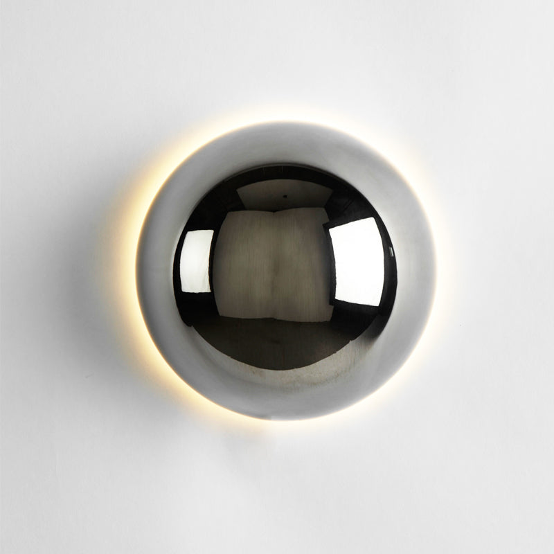 Bauvera – Glass Globe LED Wall Light Single Light