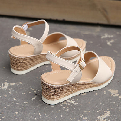 KIANA - Casual wedge sandals 