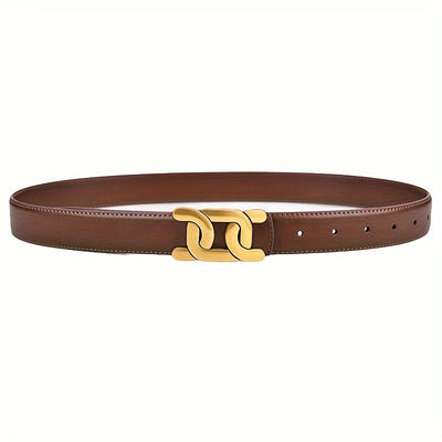 Belia | Elegante Lederen Ceintuur met Gouden