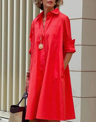 Larsa Maxi Jurk – Tijdloze elegantie met een speelse twist