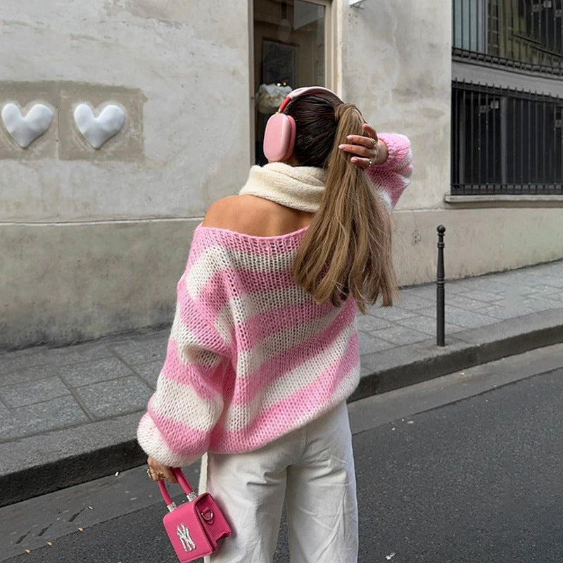 Aurora Gebreide Trui | Tijdloze Stijl en Comfort