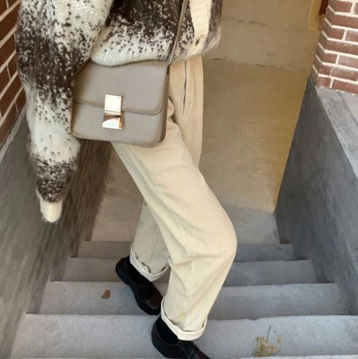 Malia - Casual fluwelen vrijetijdsbroek
