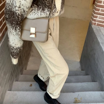 Malia - Casual fluwelen vrijetijdsbroek