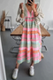 Julissa - casual maxi-jurk met pofmouwen
