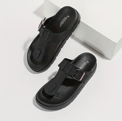 Lotte - The comfortable flip-flops with a solid color