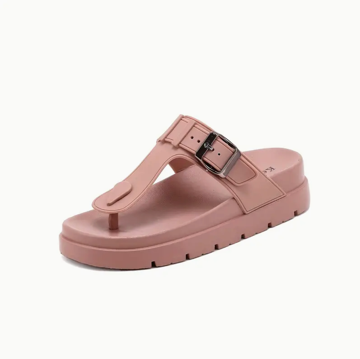 Lotte - The comfortable flip-flops with a solid color