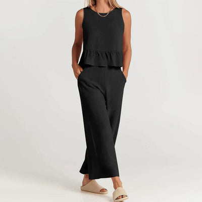Giuliana - Two Piece Set with Sleeveless Top for Summer