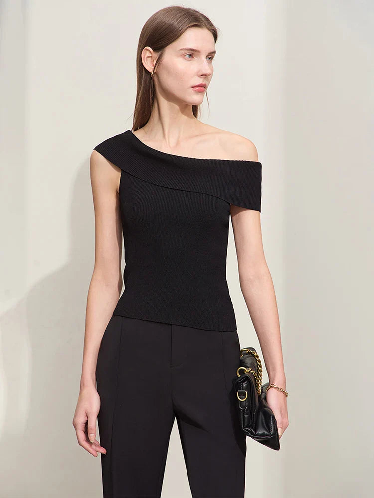 Blake | Off-Shoulder Top met Ribbels