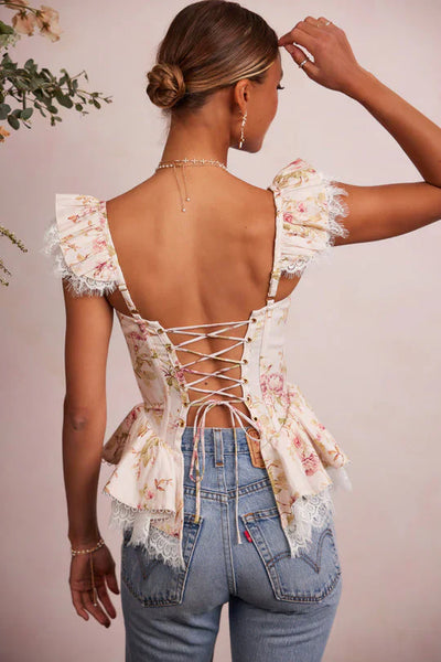 Helia - Romantic Corset Top