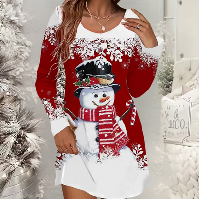 ONDINA - Luxe Kerstjurk voor Dames
