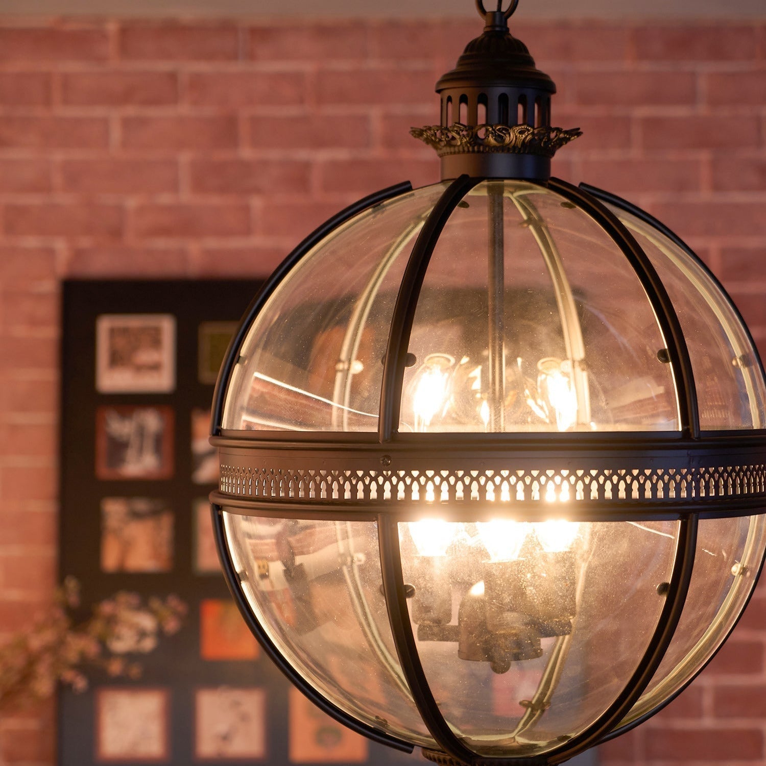 Vnora - Vintage Glass Pendant Light