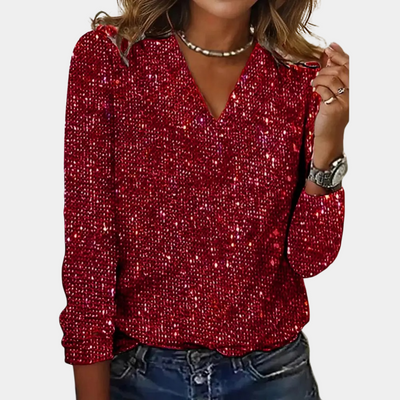 Livia | Glitter Top for women