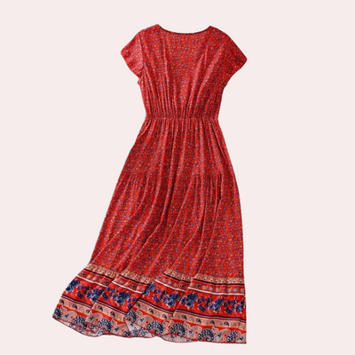 Ludmila - Bloemige boho jurk voor dames