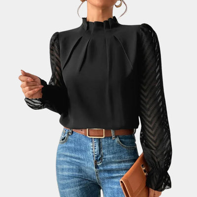 Noée – Elegante damestop met lange mouwen | Tijdloos, stijlvol & veelzijdig