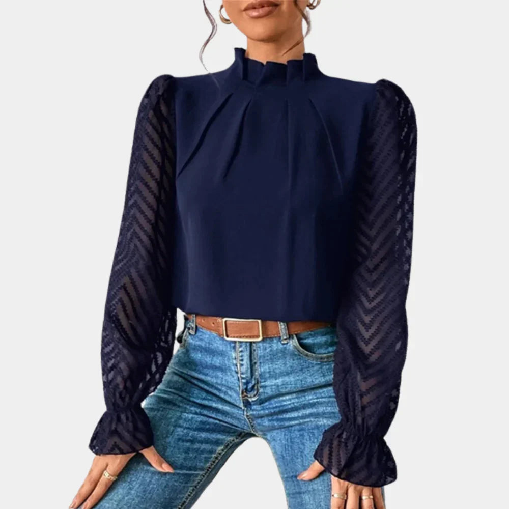Noée – Elegante damestop met lange mouwen | Tijdloos, stijlvol & veelzijdig