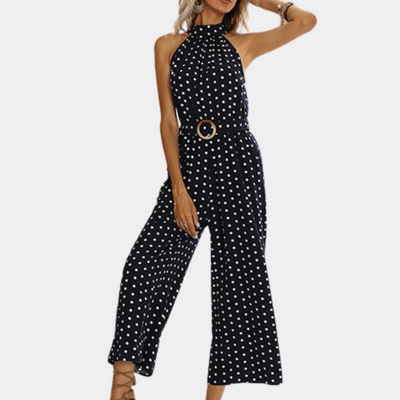 Elegant halter neck jumpsuit for women